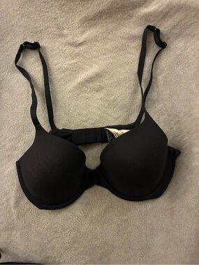 Calvin Klein Black Lightly Padded T-Shirt Bra